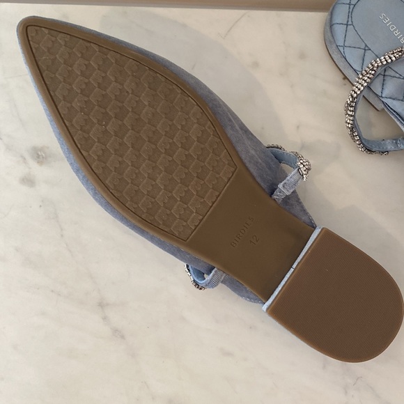 Velvet Slides with Crystal Detail - Picture 4 of 4